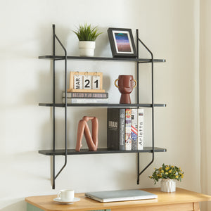 Væghylde Østfold 100x80x21 cm [en.casa]