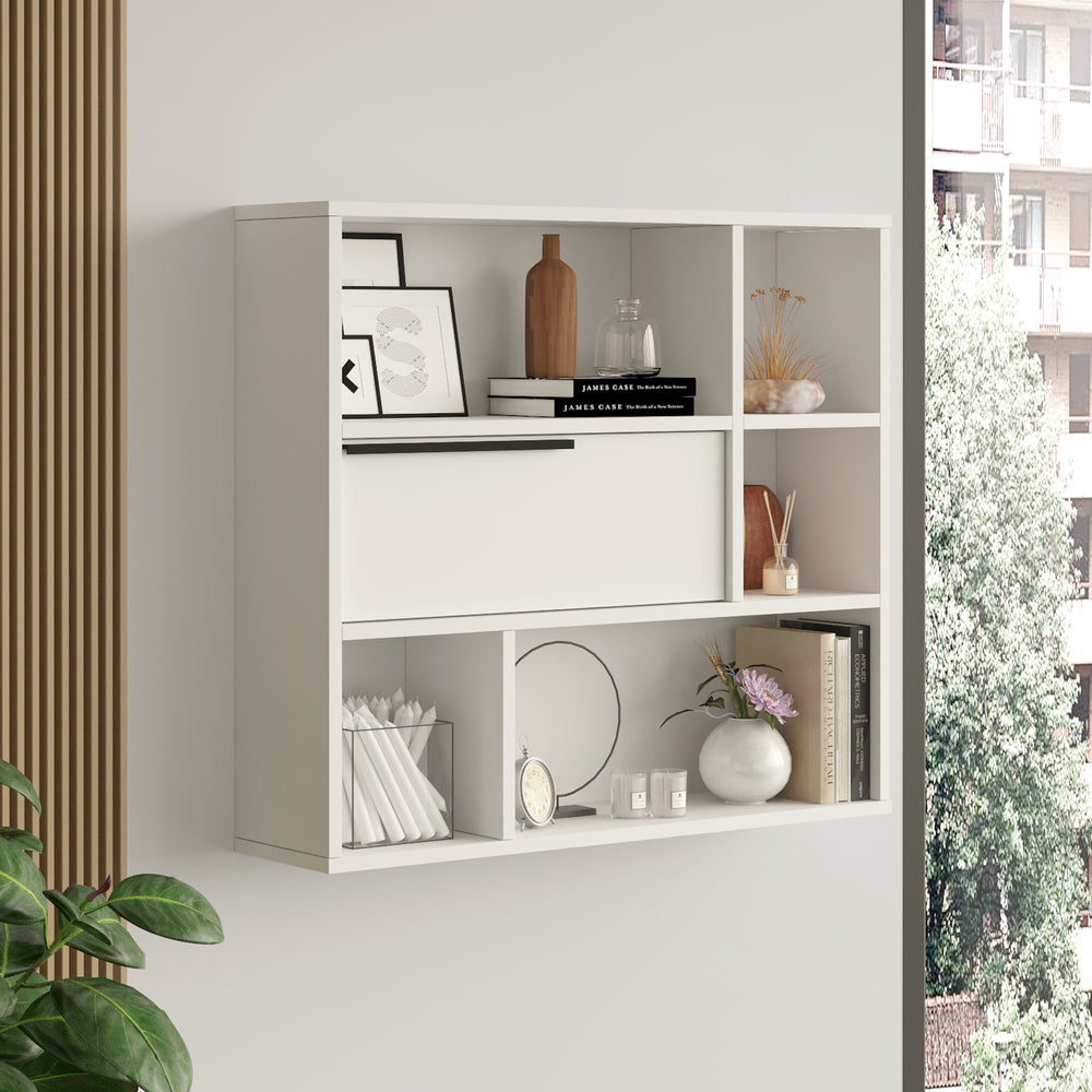 Væghylde Vesanto 90x22x81 cm [en.casa]