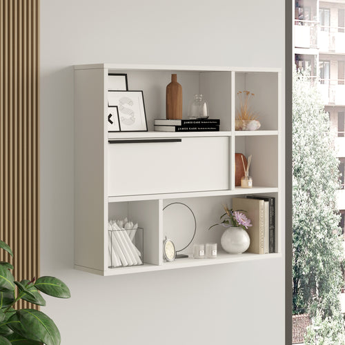 Væghylde Vesanto 90x22x81 cm [en.casa]