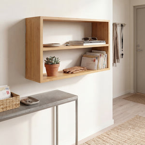 Væghylde Gol 50x15x30 cm bambus [en.casa].