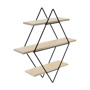 Væghylde Heinävesi 65x60x15 cm [en.casa]