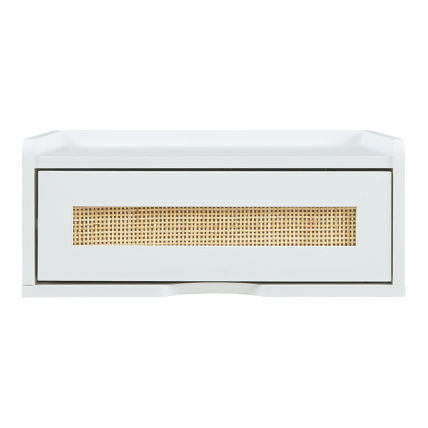 Væghylde Ljuredsø med skuffe 40x30x16,5 cm [en.casa]