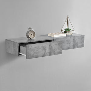 [en.casa]® Hylde/aflastningsbord Grethe - med skuffe - 46x30x15cm - i forskellige farver