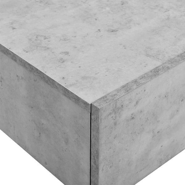 [en.casa]® Hylde/aflastningsbord Grethe - med skuffe - 46x30x15cm - i forskellige farver