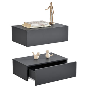 [en.casa]® Hylde/aflastningsbord Grethe - med skuffe - 46x30x15cm - i forskellige farver