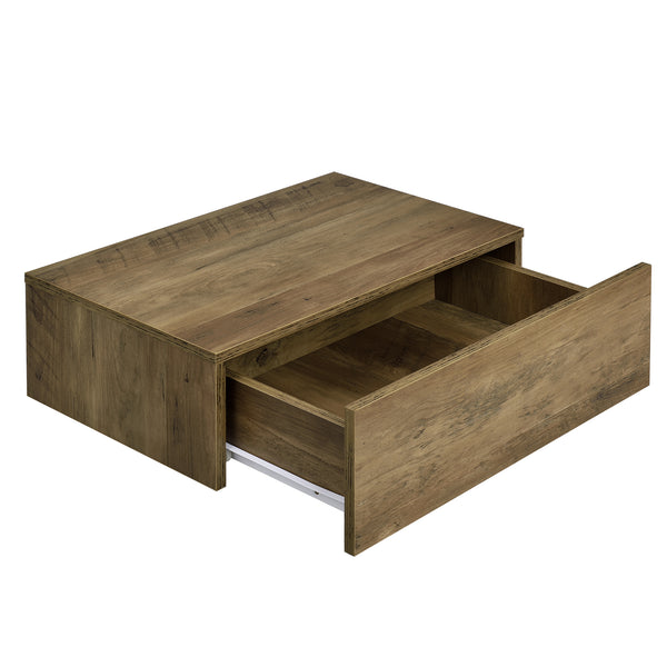 [en.casa]® Hylde/aflastningsbord Grethe - med skuffe - 46x30x15cm - i forskellige farver