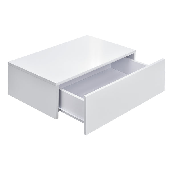 [en.casa]® Hylde/aflastningsbord Grethe - med skuffe - 46x30x15cm - i forskellige farver