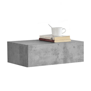[en.casa]® Hylde/aflastningsbord Grethe - med skuffe - 46x30x15cm - i forskellige farver