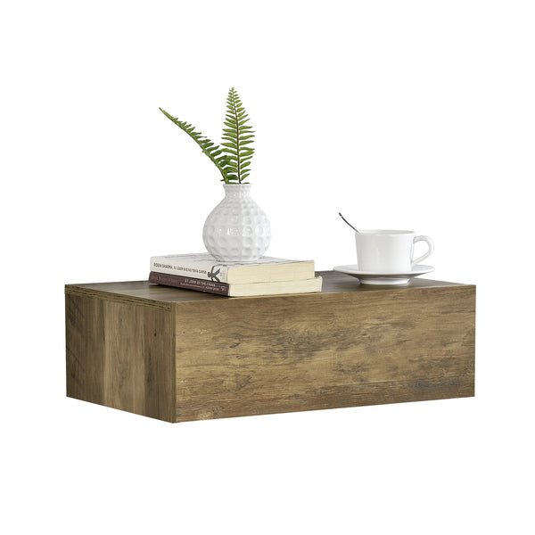 [en.casa]® Hylde/aflastningsbord Grethe - med skuffe - 46x30x15cm - i forskellige farver