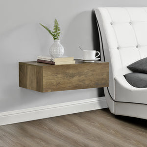 [en.casa]® Hylde/aflastningsbord Grethe - med skuffe - 46x30x15cm - i forskellige farver