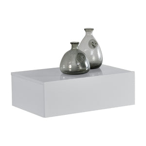 [en.casa]® Hylde/aflastningsbord Grethe - med skuffe - 46x30x15cm - i forskellige farver