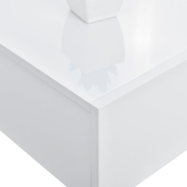 [en.casa]® Hylde/aflastningsbord Grethe - med skuffe - 46x30x15cm - i forskellige farver