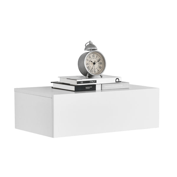 [en.casa]® Hylde/aflastningsbord Grethe - med skuffe - 46x30x15cm - i forskellige farver