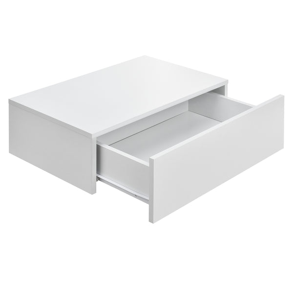 [en.casa]® Hylde/aflastningsbord Grethe - med skuffe - 46x30x15cm - i forskellige farver