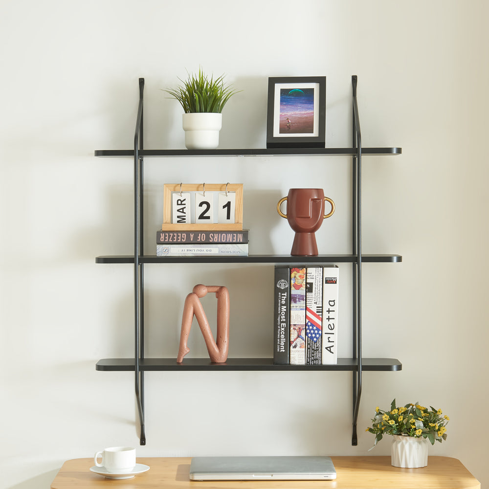 Væghylde Østfold 100x80x21 cm [en.casa]