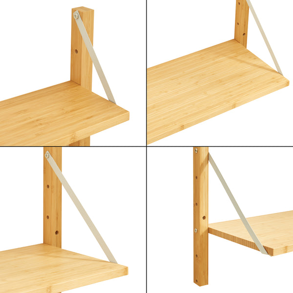 Væghylde Tingvoll Bambus [en.casa]