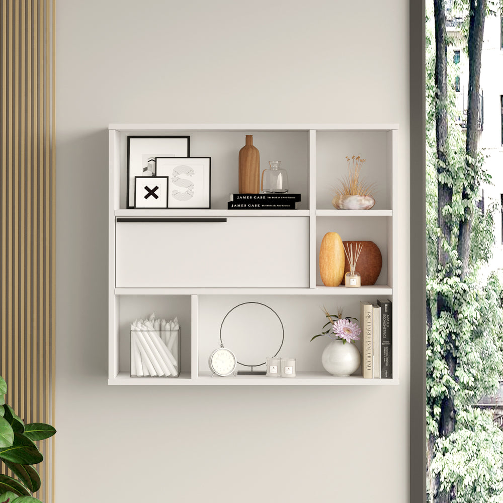 Væghylde Vesanto 90x22x81 cm [en.casa]