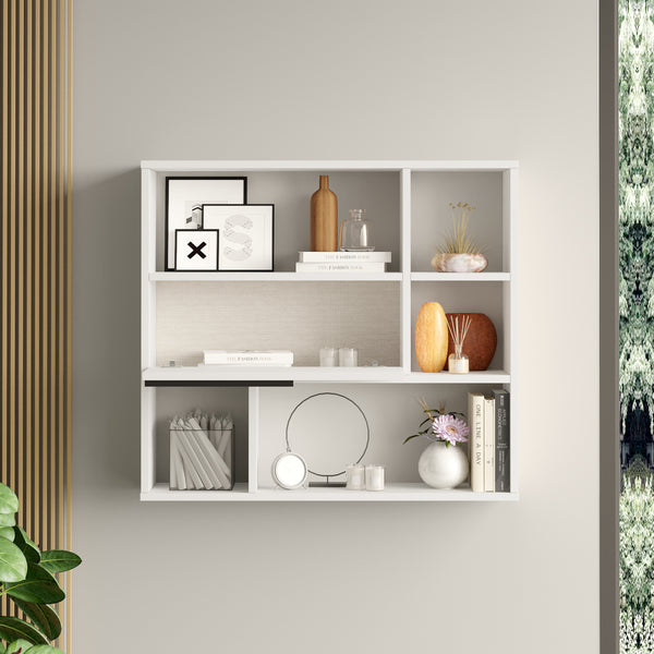 Væghylde Vesanto 90x22x81 cm [en.casa]