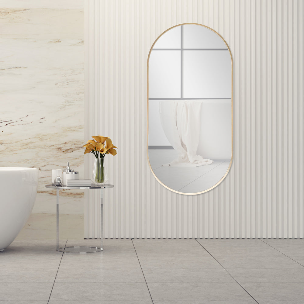 Vægspejl Corato 40x80cm forsk. farver [en.casa] - premiumXL