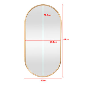 Vægspejl Picciano oval [en.casa] Vælg model