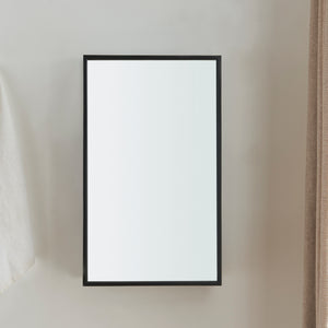 Vægspejl Sunne med hylde sort i forskellige designs designs [en.casa]