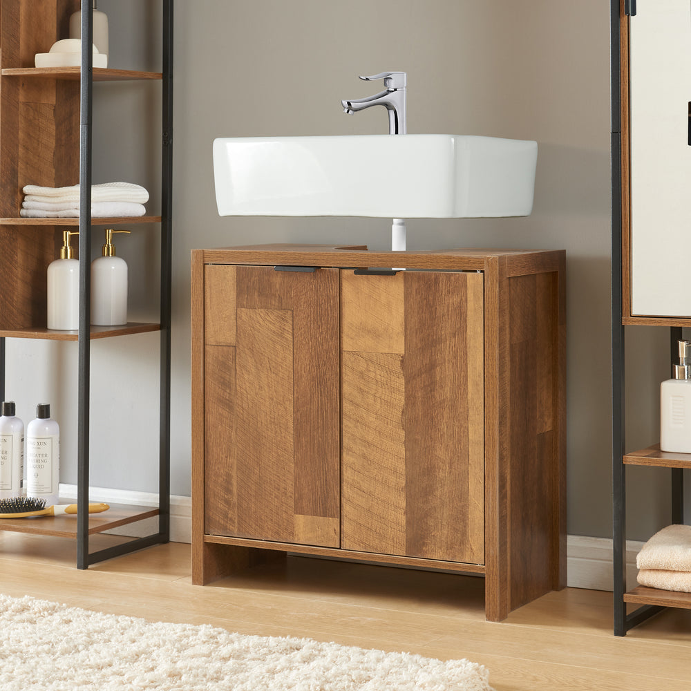 Vaskeskab Namsskogan 60x60x30cm valnød look [en.casa] - premiumXL