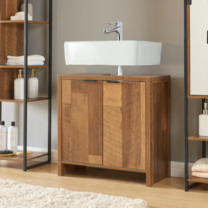 Vaskeskab Namsskogan 60x60x30cm valnød look [en.casa] - premiumXL