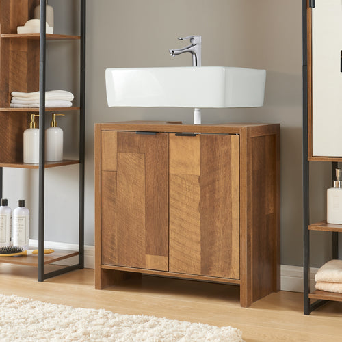 Vaskeskab Namsskogan 60x60x30cm valnød look [en.casa] - premiumXL
