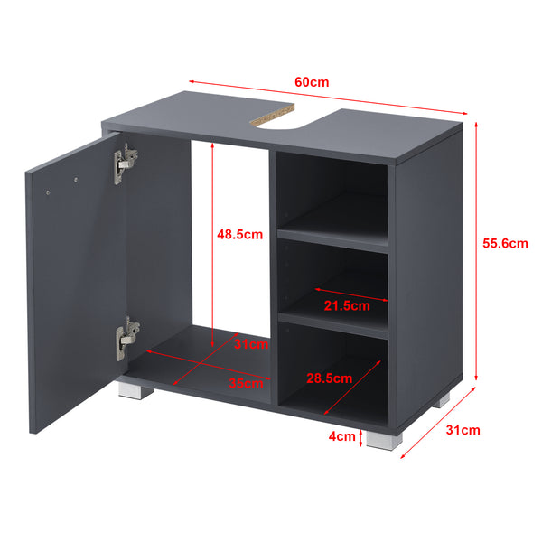 Vaskeskab 56x60x31 cm i forskellige farver. farver en.casa