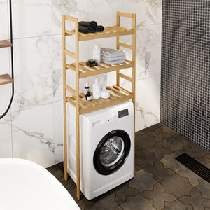 Vaskemaskinehylde Alslev 160x64x21cm [en.casa].
