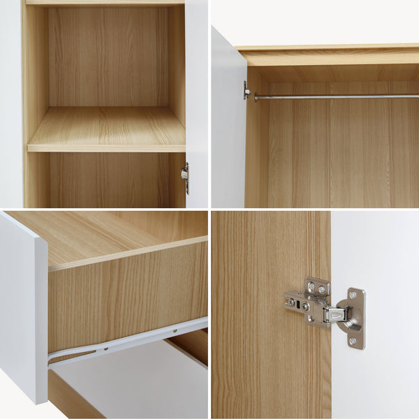 Garderobe Bastheim i forskellige størrelser og designs [en.casa]