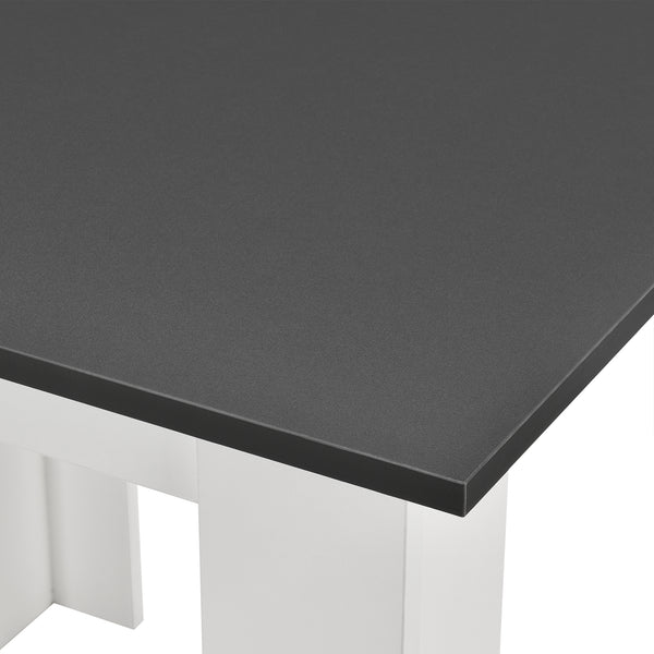 Spisebord Algermissen 80x80x76 cm til 4 personer forskellige farver farver en.casa