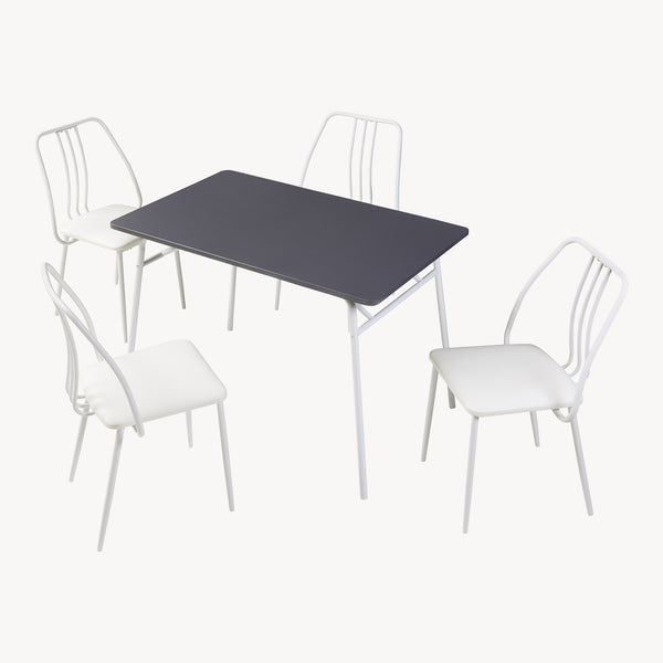 Spisebordssæt Omso 5 stk [en.casa]