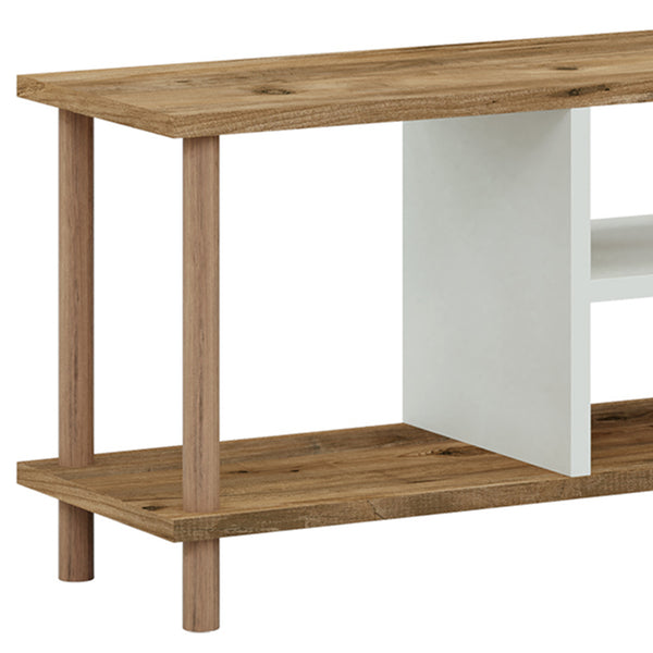 TV-bord Ærøskøbing med 2 hylder 43x120x29 cm forskellige farver farver [en.casa]