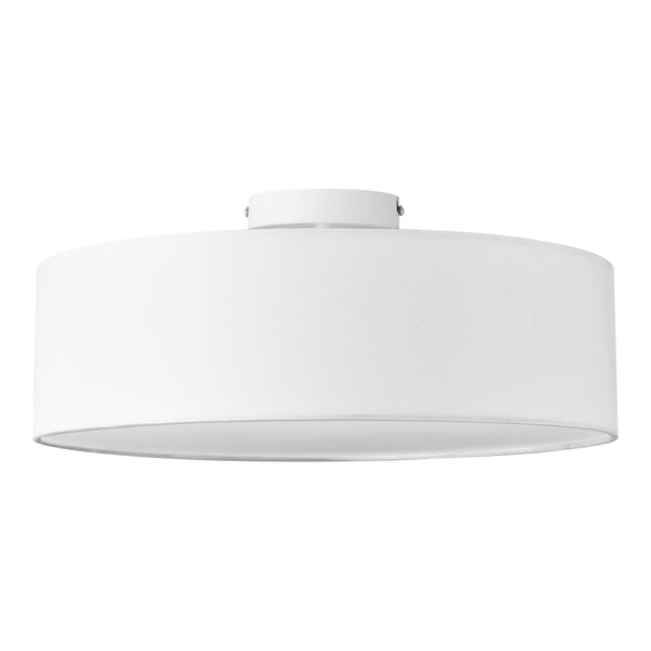 [lux.pro]® Loftlampe Omaha-Ø45cm-plast, tekstil-3xE27,max.60W-230V, 50Hz-i forskellige farver