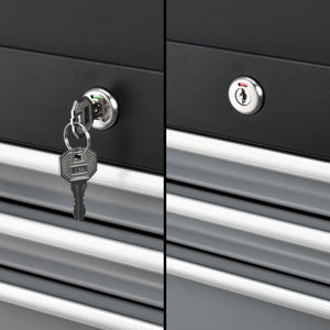 Værkstedsvogn med skuffer og 4 hjul, forskellige modeller modeller [pro.tec]