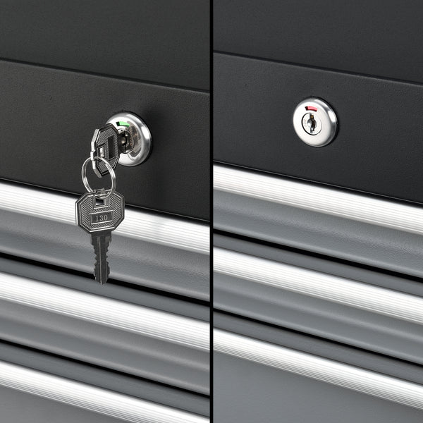 Værkstedsvogn med skuffer og 4 hjul, forskellige modeller modeller [pro.tec]