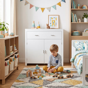 Puslebord Starler med aftagelig puslepude [en.casa]