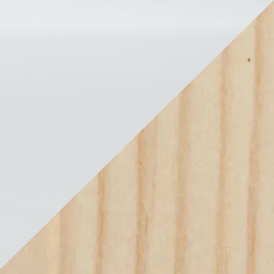 Puslebord Oupilu med 2 hylder 91x82x53 cm Hvid [en.casa]