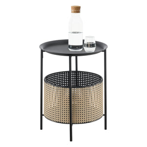 Sidebord Beaumont Sort/Sandfarve forskellige størrelser en.casa - premiumXL