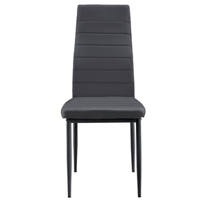  [en.casa]® Spisebord Tønder - (120x60x75cm) - 4 stole - i forskellige farver