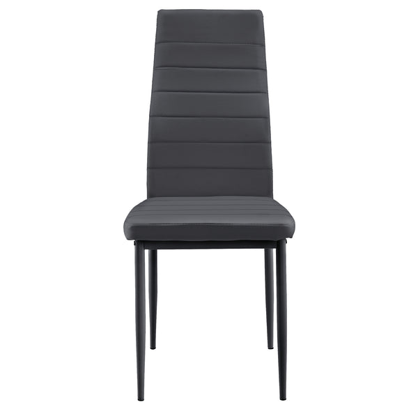  [en.casa]® Spisebord Tønder - (120x60x75cm) - 4 stole - i forskellige farver