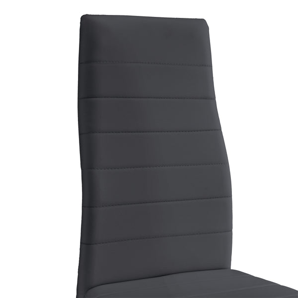  [en.casa]® Spisebord Tønder - (120x60x75cm) - 4 stole - i forskellige farver
