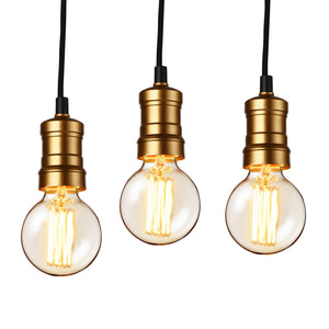 [lux.pro]® Hængelampe Ljubljana - E27 - max. 60W - metal - sort / kobber