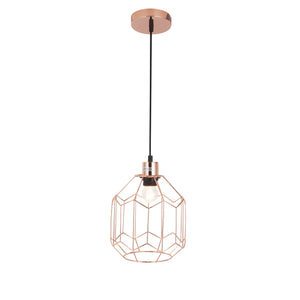 [lux.pro]® Hængelampe Bologna - 1 x E27 - max. 60W - kobber