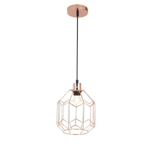 [lux.pro]® Hængelampe Bologna - 1 x E27 - max. 60W - kobber